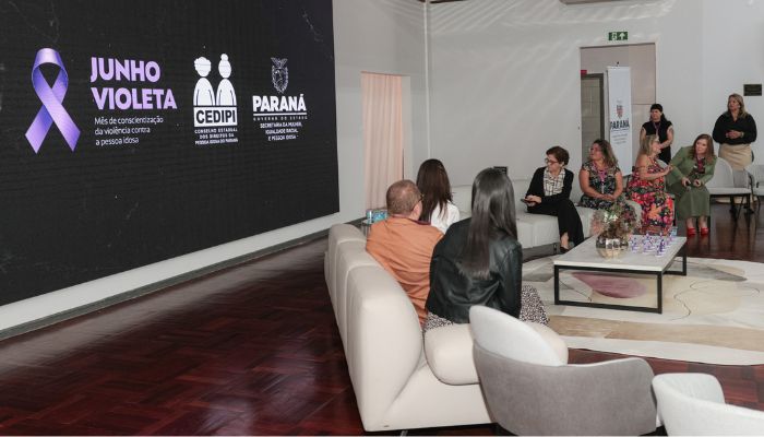 Foto: Robson Mafra/SEMIPI Governo do Paraná promove novas ações de enfrentamento à violência contra a pessoa idosa